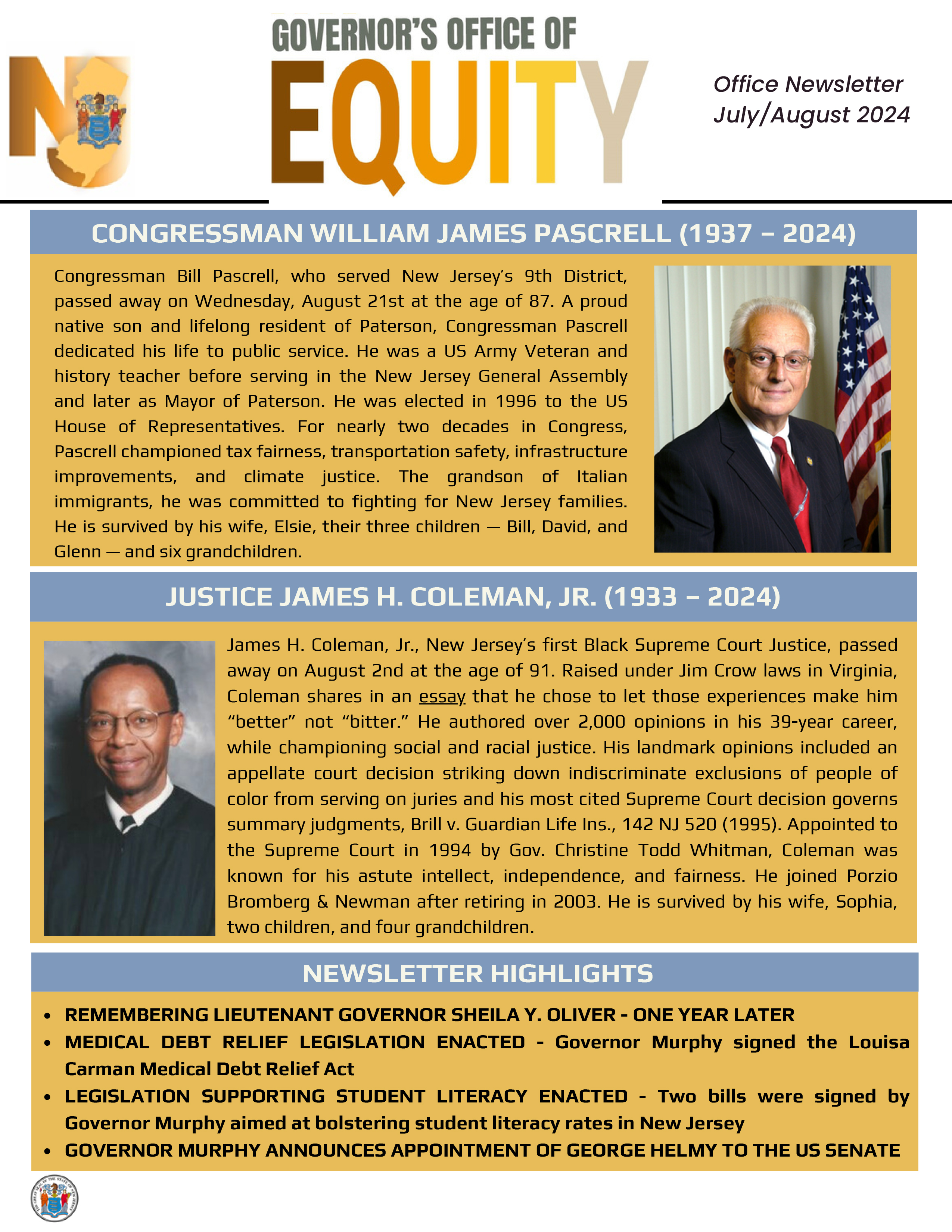 screenshoot of newsletter's cover